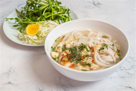vietnamese banh canh soup  homemade noodle instructions