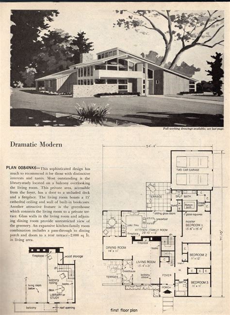 mid century modern house plan  comprehensive guide house plans