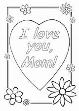 Coloring Mom Pages Christian Cool Wallpapers Mother Mothers sketch template