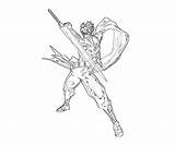 Strider Hiryu Coloring Pages Skill Another sketch template