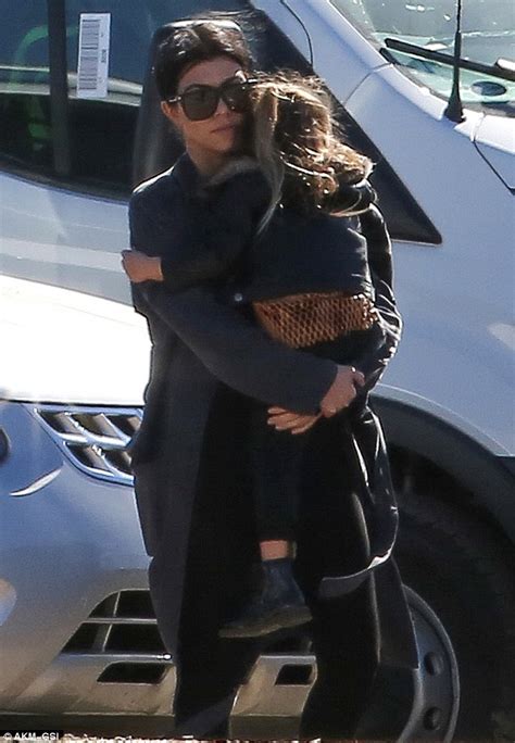 kourtney kardashian and daughter penelope wear sunglasses on kuwtk
