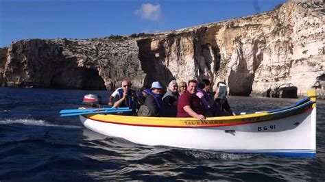 blue grotto malta boat ride part 2 msc preziosa youtube