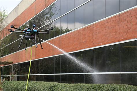 lucid spraying drones wash windows  walls dronelife