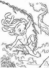 Tarzan Coloring Coloriage Pages Imprimer Disney Dessin Kids Book Malvorlagen Colorier Jane Fun Info Walt Dessiner Choose Board Index sketch template