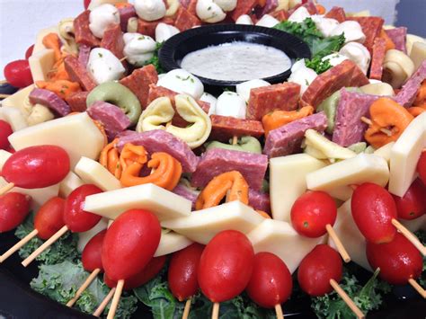 appetizer buffet finger food party holiday formal foods appetizers event skewers display chri