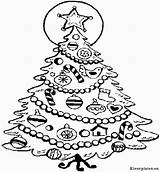 Kerstboom Kerst Noel Inkleuren Arbre Malvorlagen Kerstplaatjes Coloriages Baume Ausmalbilder Tekeningen Christbaum Kerstmis sketch template