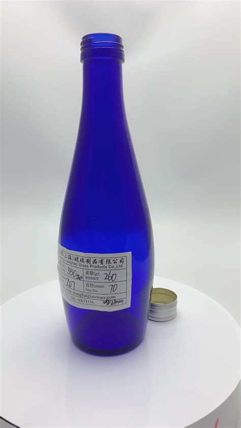 Linlang Cobalt Blue Glass Water Bottle Buy Cobalt Blue Glass Water
