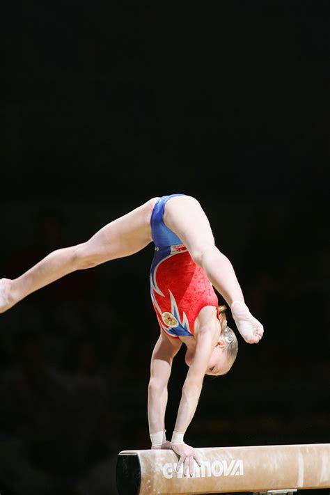 Ksenia Semenova On The Beam Resolution 2336x3504 Gymnastics Pictures