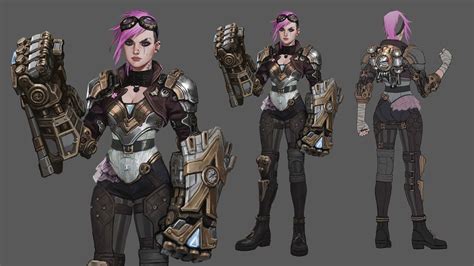 vi concept artwork league  legends art gallery vi league