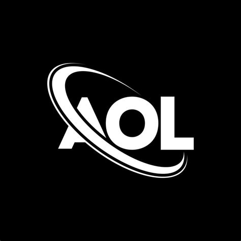 logotipo de aol carta de aol diseno del logotipo de la letra aol