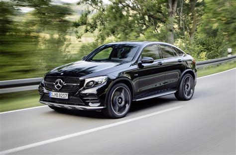news mercedes amg unveils glc  matic coupe