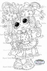 Baldy Sherri Besties Digi Dolls Bessy Img086 Colouring sketch template