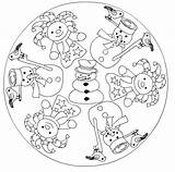 Mandala Kindergarten sketch template