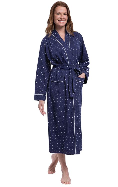 Pajama Gram Long Cotton Robe