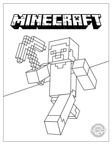 printable minecraft coloring pages  kids kids activities blog