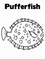 Puffer Spotted sketch template