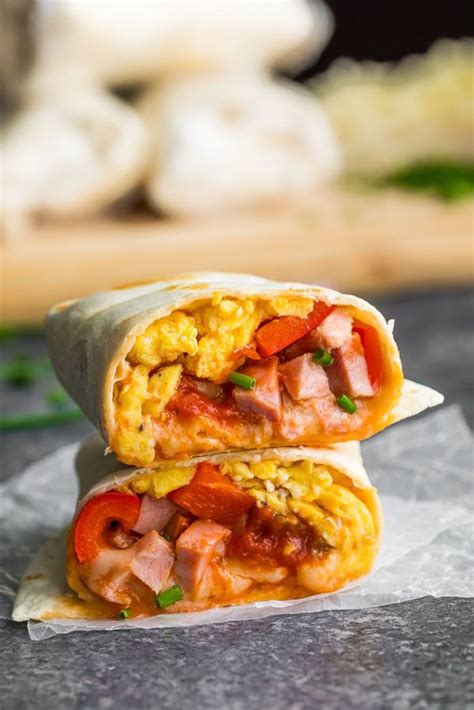 breakfast burrito recipes healthy vegan meat wrap ideas