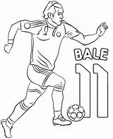 Bale Gareth Kolorowanki Malowanka sketch template