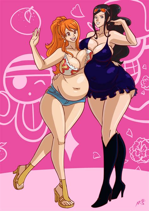 Nami And Robin By Axel Rosered Body Inflation Know