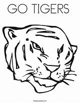 Tigers Twisty sketch template