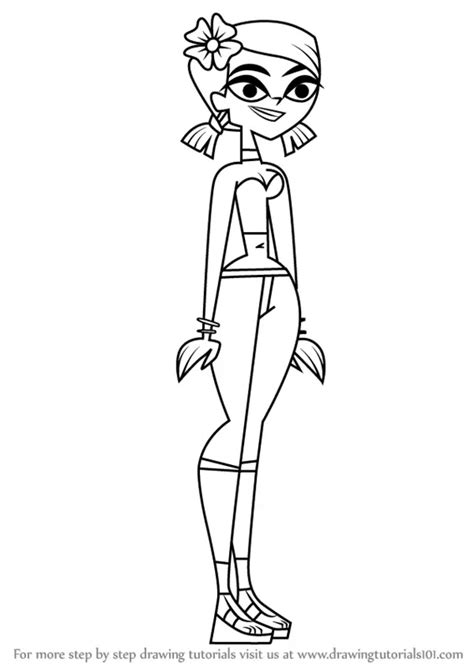 learn   draw zoey  total drama total drama step  step