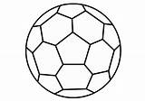 Soccerball sketch template