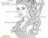 Tangles Fairies Burnell Norma sketch template