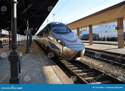 pendolino high speed tilting train editorial photography image