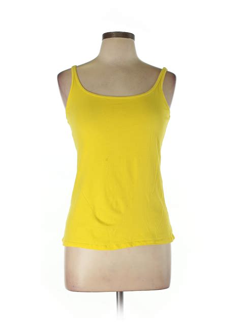 nyc solid yellow tank top size    yellow womens tops tops tank tops
