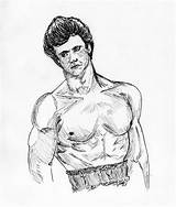 Rocky Balboa Drawing Getdrawings sketch template