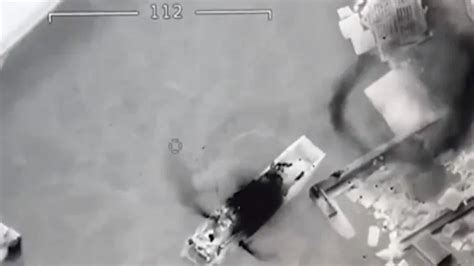 ukrainian drone destroys russian landing aircraft  snake island