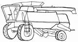 Combine Harvester Claas Xerion Malvorlagen Coloring Traktor Kleurplaat sketch template