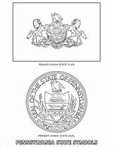 Pennsylvania State Symbols Coloring Pages Printable Categories sketch template