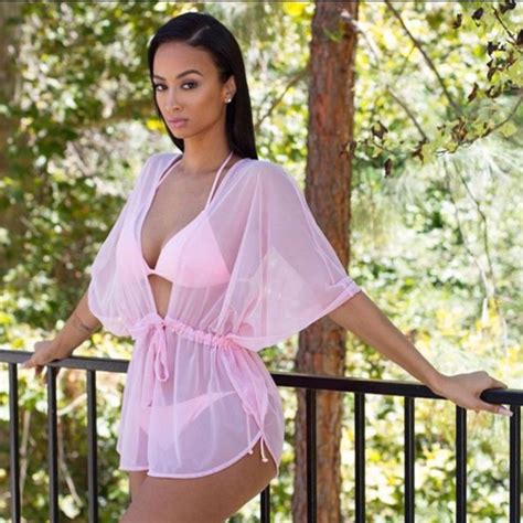 Top Pink Mesh Draya Michele Cover Up See Through Wheretoget
