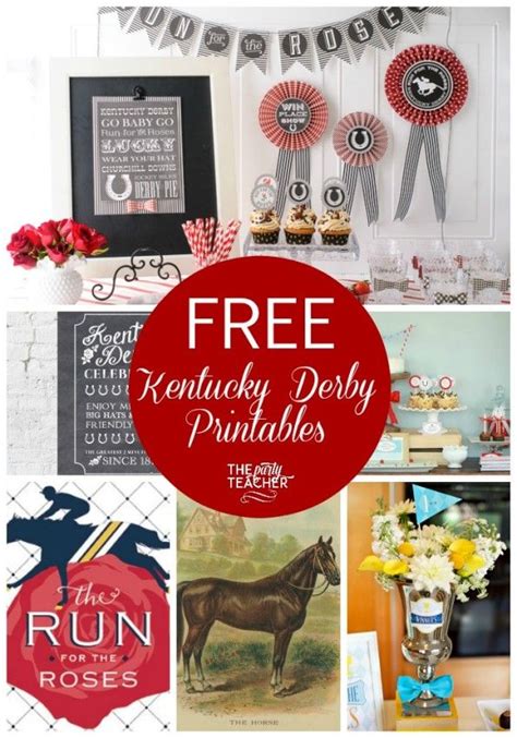 kentucky derby party printables