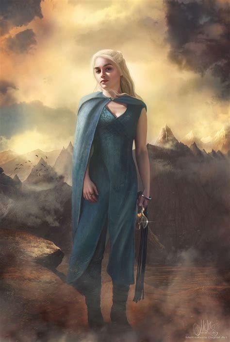 Breaker Of Chains Mother Of Dragons Game Of Thrones Art