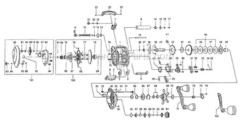 abu garcia nacl hs parts list  diagram ereplacementpartscom