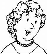 Coloring Mother Face Amelia Bedelia Pages Wecoloringpage sketch template