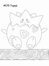 Togepi Pokemon Coloring Pages sketch template