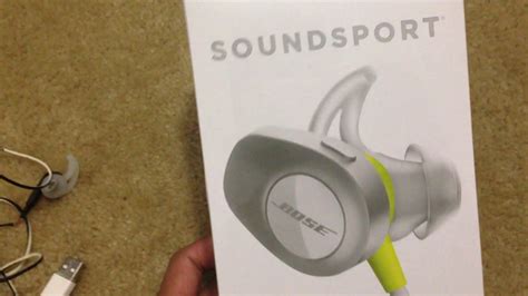 bose sound sport bluetooth wireless unboxing youtube