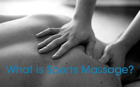 what is sports massage