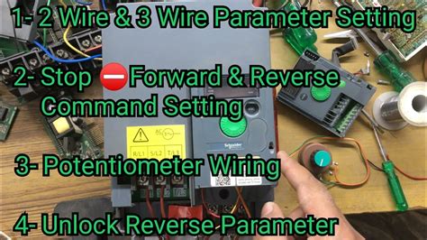 atv wire wire parameters settings stop  reverse wiring parameters setting