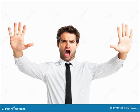 stock image man  stop  image