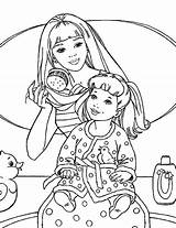 Barbie Coloring Pages Animal sketch template