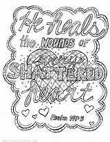 Coloring 147 Psalm Psalms Wonderfully Restful sketch template