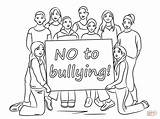 Bullying Escolar Acoso Bullismo Bully Supercoloring Stampare Antibullying Pesten Contra Laminas Kleurplaten Printables sketch template