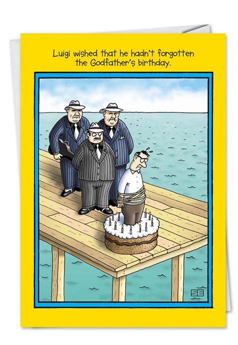 Godfather Funny Birthday Greeting Card