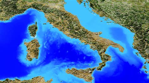 italia mappa satellitare