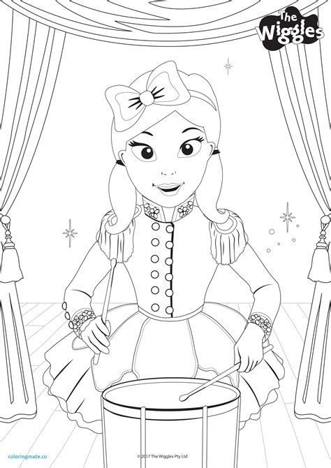wiggles coloring pages lovely activity color emma performer ready