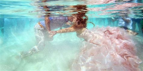This Couple Had A Real Life Mermaid Wedding Right In The Caribbean Sea
